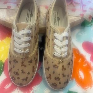 NWOB Bradford exchange dachshund sneakers. Never worn